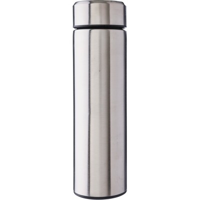 Thermos with strainer for laser engraving